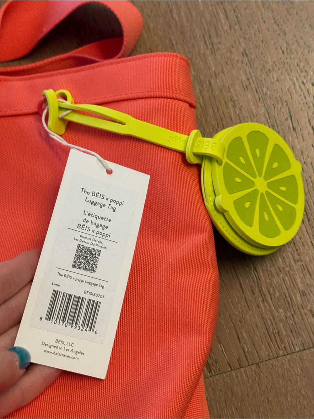 BEIS x Poppi The Travel Tote in Fruit Punch NWT - Picture 6 of 6